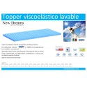 TOPPER VISCOELÁSTICO LAVABLE